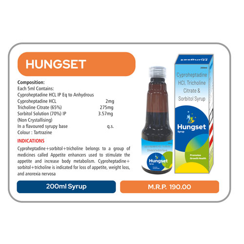 HUNGSET SYRUP