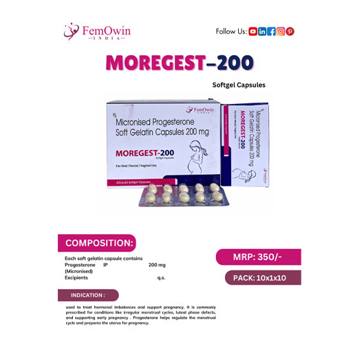 MOREGEST-200 SOFTGEL CAPSULES