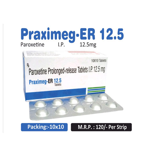 Paroxetine ER 12.5 mg Tablets
