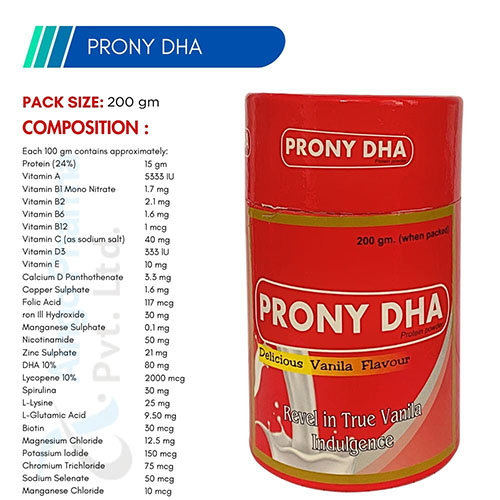 PRONY-DHA Protein Powder