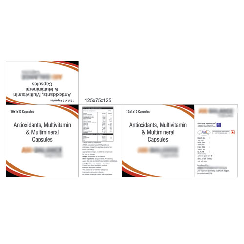 Antioxidants With Multivitamins + Minerals Capsules