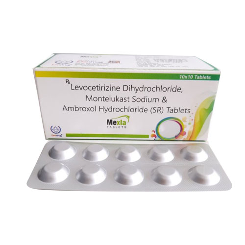 Levocetirizine Dihydrochloride+ Montelukast sodium+ Ambroxol hydrochloride Tablets