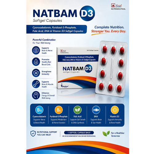 NATBAM-D3 Softgel Capsules