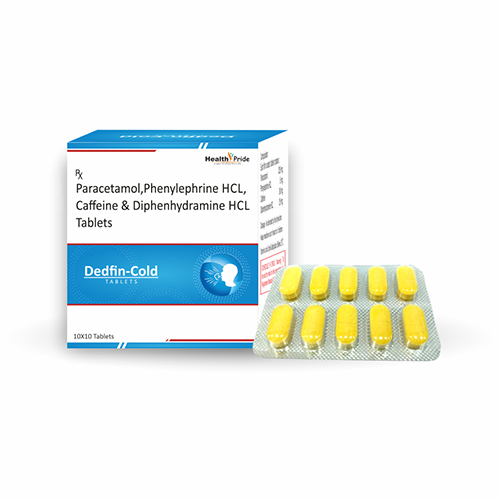 DEDFIN- COLD TABLETS