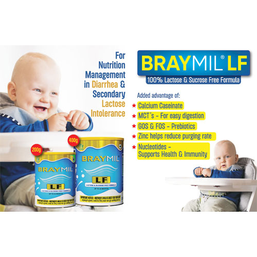 Braymil-LF Baby Milk Powder (LACTOSE FREE FORMULA)