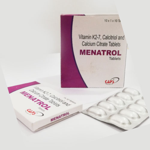Vitamin K2-7+ Calcitriol + Calcium Citrate Tablets