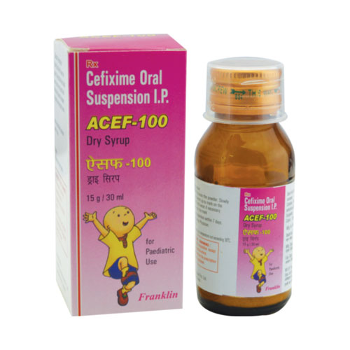 Acef-100 without water Dry Syrup