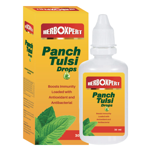 Ram Tulsi 4% + Sweet Tulsi 4% + Krishna Tulsi 4% + Van Tulsi 4% + Arjak Tulsi 4% Drops