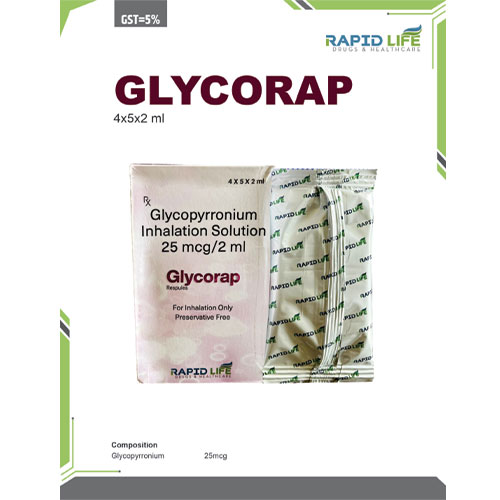Glycopyrronium Inhalation Solution 25 mcg/2ml