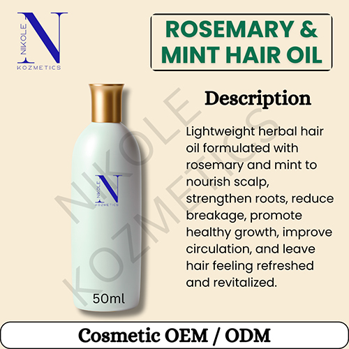 Rosemary and Mint Hair Oil
