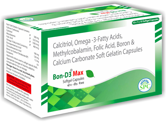 BON-D3 MAX CAP BOX SOFTGEL CAPSULES