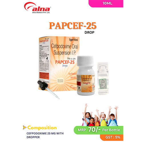 PAPCEF-25 ORAL DROPS