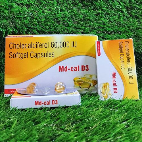MD-CAL D3  Softgel Capsules