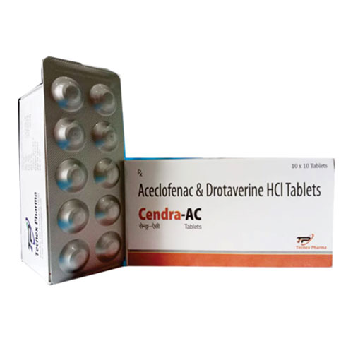Aceclofenac 100mg + Drotaverine 80mg Tablets