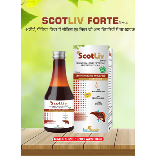 SCOTLIV FORTE (LIVER TONIC WITH BENEFITS OF ENZYME) 200ml Syrups