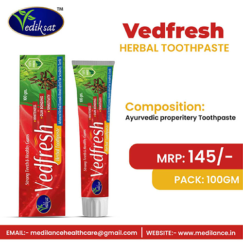 VEDFRESH-HERBAL TOOTHPASTE