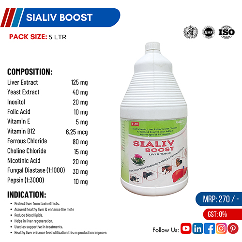 SIALIV-BOOST TONIC (5 Ltr.)