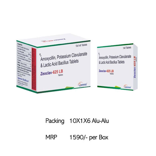 ZEOCLAV-625 LB TABLETS