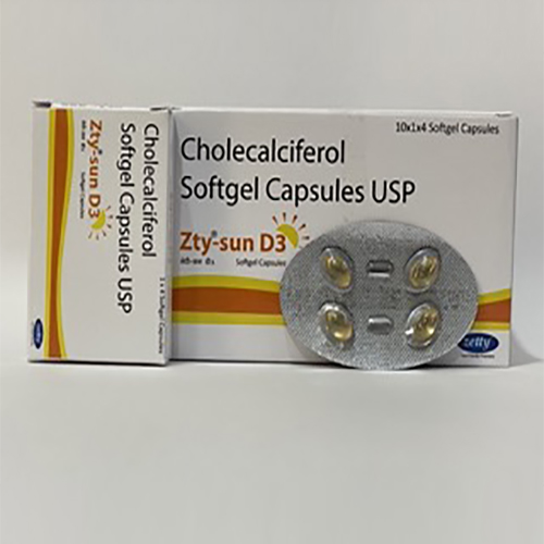 ZTY SUN-D3 Softgel Capsules