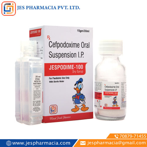 JESPODIME-100 Dry Syrup With Water