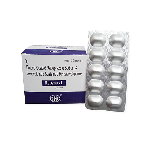 Rabeprazole(EC) +Levosulpride(SR) Capsules (20mg+75mg)