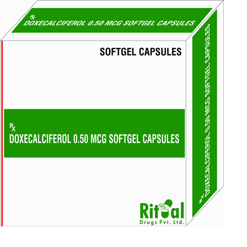 Doxecalciferol 0.50 mcg Softgel Capsules