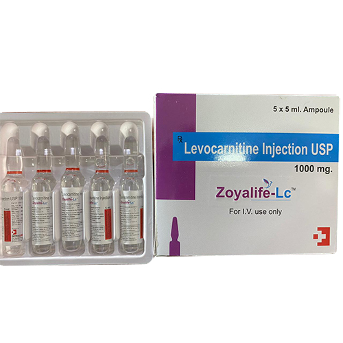 Levocarnitine USP 1000mg Injection