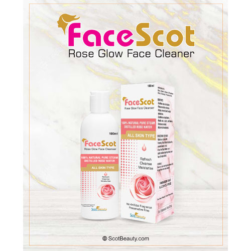 FACESCOT STEAM DISTILLED ROSE WATER