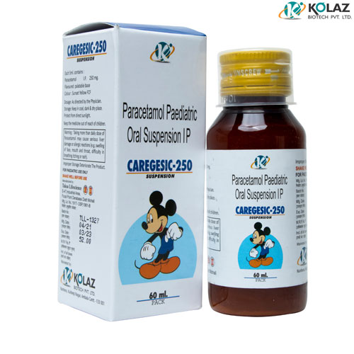 CAREGESIC-250 Suspension KOLAZ BIOTECH PVT LTD