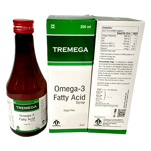 TREMEGA Syrup( SUGAR FREE )