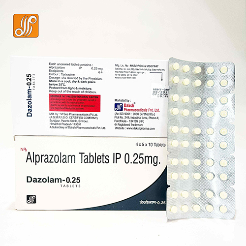 DAZOLAM-0.25 Tablets