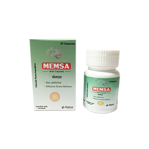 MEMSA (FOR MEMORY ENHANCER & ANXIETY, DEPRESSION,PSYCHIATRIC DISORDER) Capsules