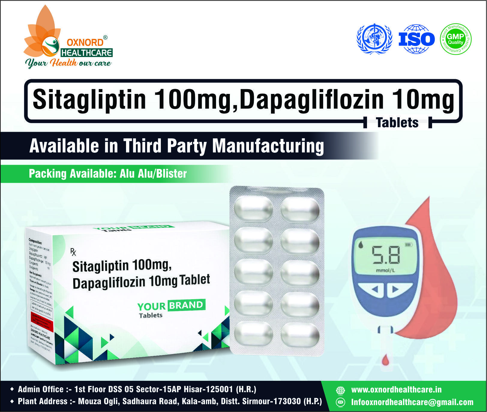 SITAGLIPTIN 100MG DAPAGLIFLOZIN 10MG