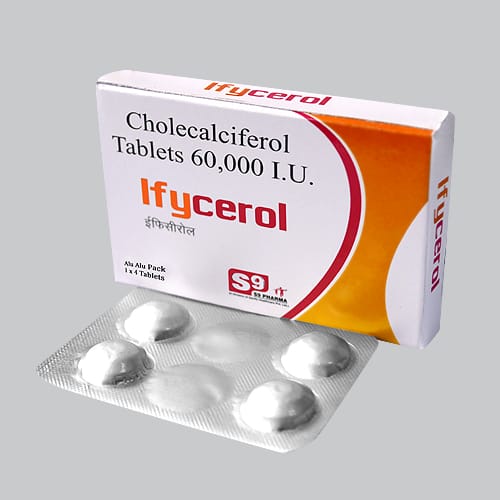 Cholecalciferol  60000 IU  Chewable Tablets