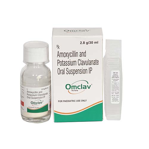OMCLAV WITH WFI Dry Syrup