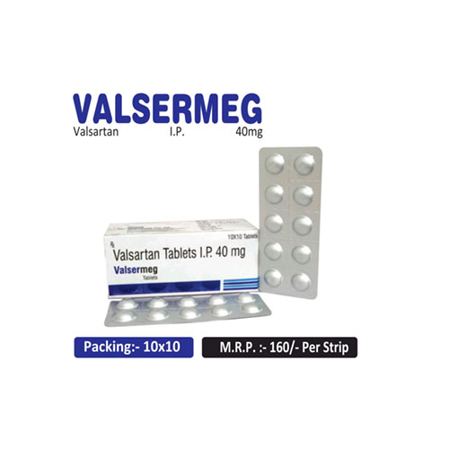 Valsartan 40mg Tablets