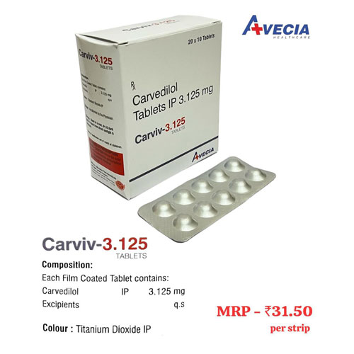 Carviv-3.125 Tablets