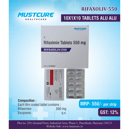 RIFAXOLIV-550 TABLETS