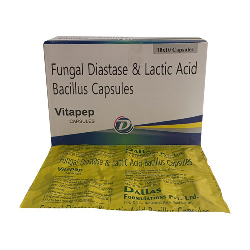 Fungal diastase 20mg + Lactobacillus Sporogenes 150 million spores Capsules