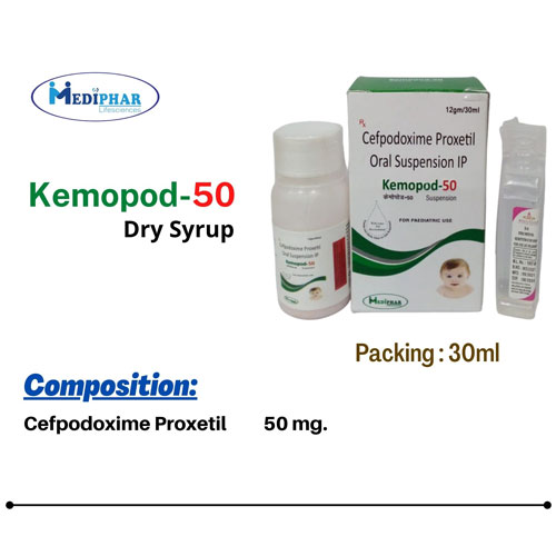 KEMOPOD-50 (WFI) Dry Syrup