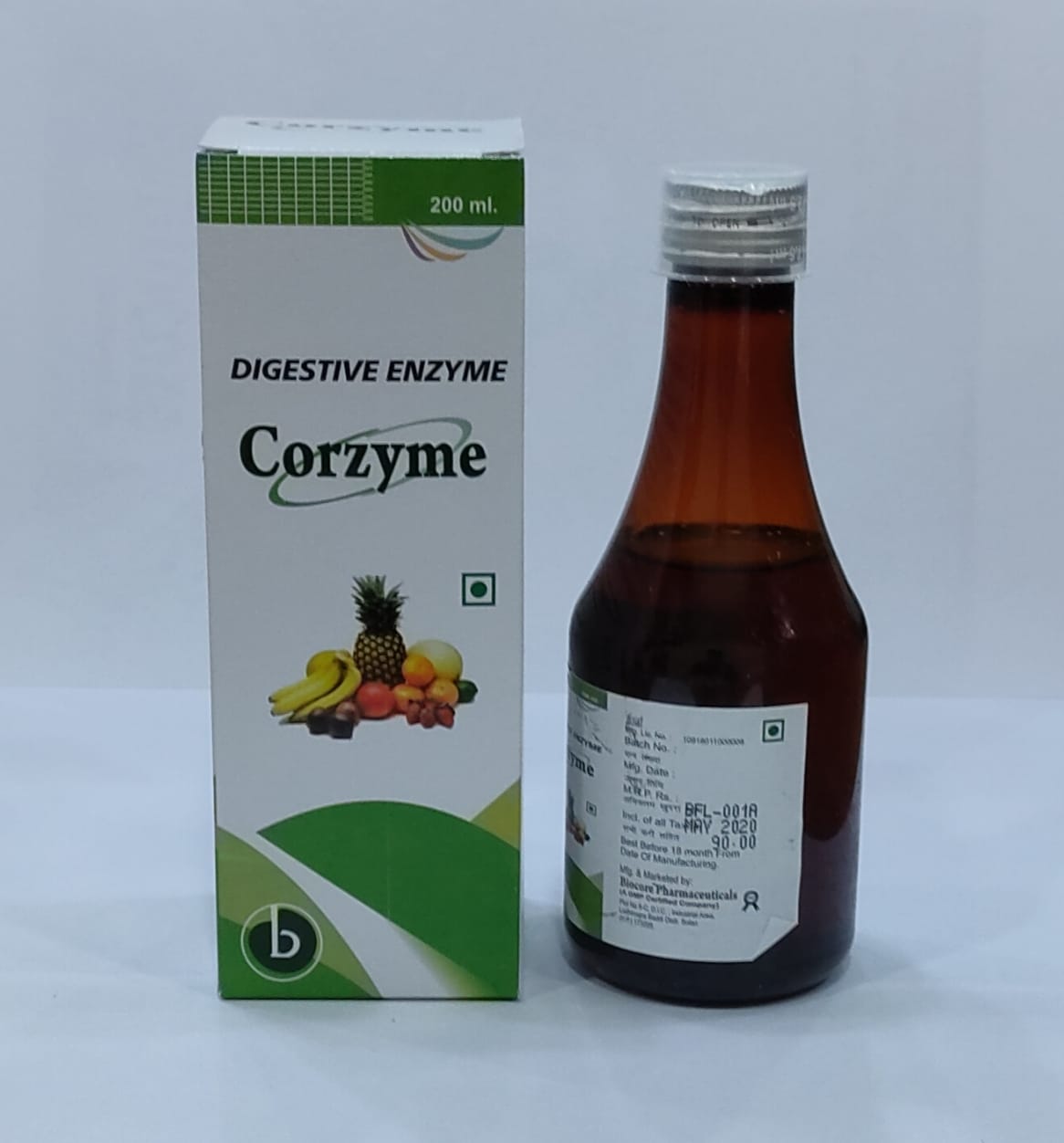 CORZYME 200ML Syrups