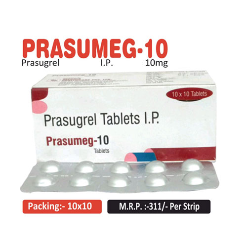 Prasugrel Hydrochloride 10mg Tablets