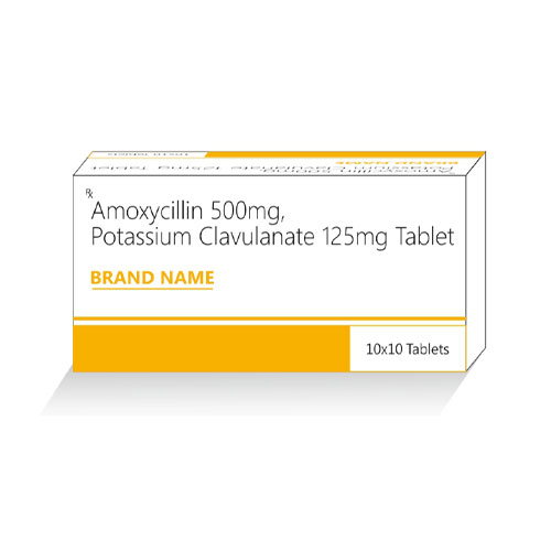 Amoxycillin 500mg + Potassium Clavulanate 125mg Tablets
