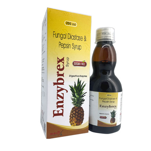 Fungal Diastase(1:1200) 50 mg + Pepsin(1: 3000) 10 mg SYRUP