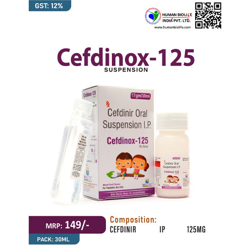 CEFDINOX-125 DRY SYRUP