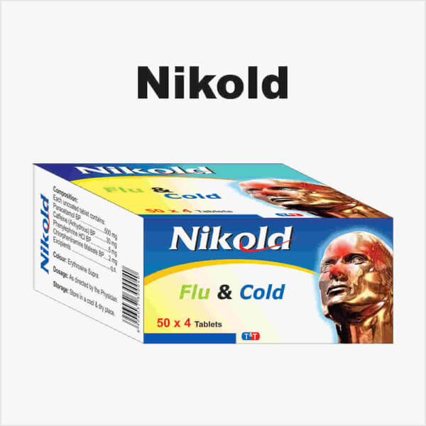 Nikold Flu & Cold Tablets T T Pharma Care