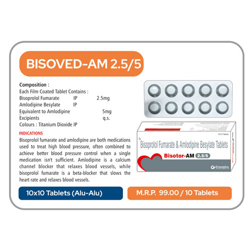 BISOVED AM-2.5/5 TABLETS