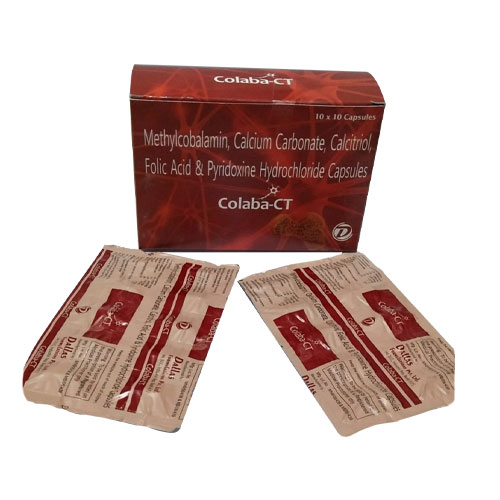 Methylcobalamin + Folic Acid + Vitamin B6 (Pyridoxine) Capsules