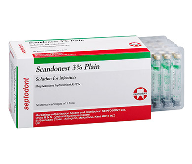 Scandonest 3% plain Injection