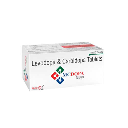 Levodopa 100mg + Carbidopa 25mg 12% Tablet